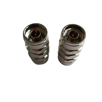 China Hot Sale N Male To N Male RF Coaxial Adapter Connector APG-AL-Adaptor-N50-JJ for sale