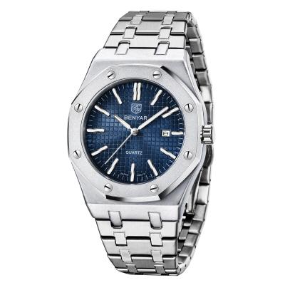 China BENYAR 5156 Japan 2115 Movement Date BENYAR 5156 Japan 2115 Movement Automatic Top Brand Mens Business Water Resistant Luxury Reloj Hombre Wristwatches for sale