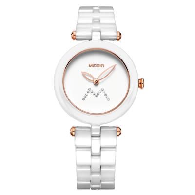 China Hot Selling Water Resistant Lady Watches Relogio Feminino 3atm Quartz Movement Ceramic Waterproof Wrist Watch Women for sale