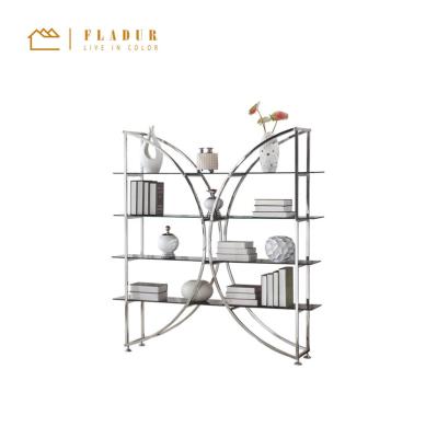 China Plain Semicircular Silver Corrosion Protection Stainless Steel Shelf for sale