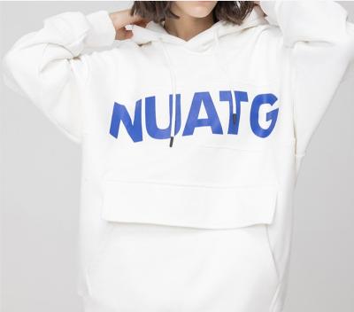 China custom Anti-wrinkle logo on hoodie fashion women 3d printed hoodie 350 gsm high quality hoodie for sale