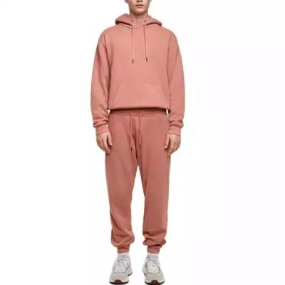 China Apparel Manufacturers Custom Mens Breathable Tracksuit Plus Size Jogging Sweatpants And Hoodie Set for sale