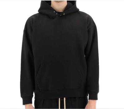 China High quality Custom Anti-wrinkle hoodies double layer black empty oversized hoodies for sale