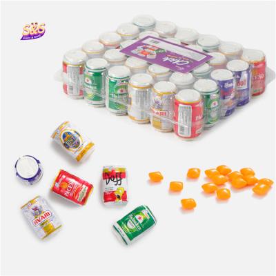 China Packing Candy Chew Candy / Natural Philippines Chewing Gum Drinks Bottle Square Bubble Gum for sale