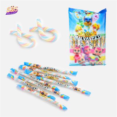 China Natural Delicious Original Mallown Cotton Long Legs Rope Candy Marshmallow Malvavisco for sale