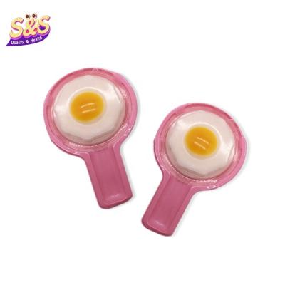 China Regular Poached Egg Jelly Egg-Shaped Mini Fruit Flavored Jelly Candy Pudding Fudge for sale