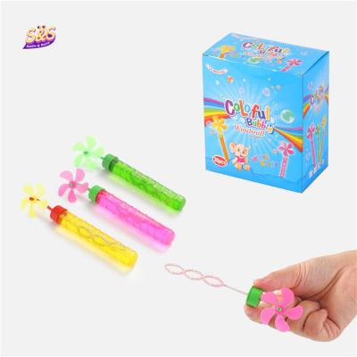 China Eco-Friendly Outdoor Play Toys Gifts Bubble Wand Stick Plastic Handheld Small Bubble Toys For Children for sale