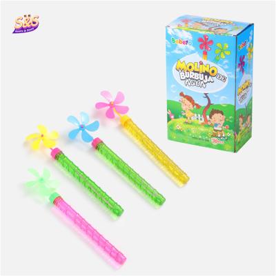 China Eco-friendly Europe outside bubble wand toy bubble blowing water burbuja for handheld for sale