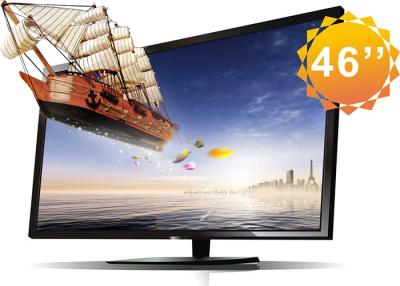 China High Contrast Full Color 3D 46'' 55'' Flat Screen TV For Indoor Advertisement for sale