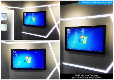 China Interactive 65 Inch Touch Screen Display For Bookstore , LCD Flat Panel Display for sale