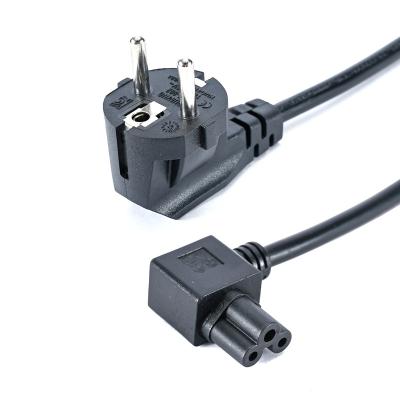 China EU Factory 3pin Commercial Prong Angle 90 Degree Plug With IEC C13/C15/C19 USA Laptop AC Tie Down Power Cable Extension Cord for sale