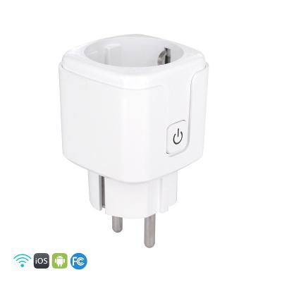 China High Quality Safe Conveient App Control Google Standard Mobile Assistant Amazon Alexa Wifi Smart Plug Eu Mini Outlet Smart Wifi Socket for sale