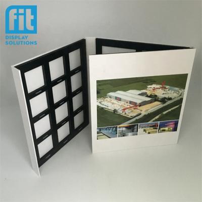 China Cheap Brand Store Cardboard Ceramic Tile Sample Book Granite Sample Book Stone Sample Book for sale