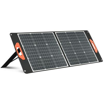 China Camping 100w 200w 400w Monocrystalline Silicon Solar Power Outdoor Portable Folding Collapsible Panel for sale