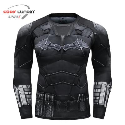 China OEM Digital Printing Custom Odm Men's Long Sleeve/Muttahida Majlis-e-Amal Bjj Rashguard Men's Sports T-Shirt Compression Shorts Rash Guard Fitness Wear for sale