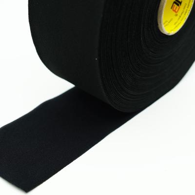 China Black White Hook And Loop Fastener Adjustable Double Sided Sticky Velcro for sale