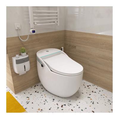 China Europe OEM Double-flow Smart Toilet Trap Watermark Smart Massage Clean Smart Toilet P Toilet With Remote for sale