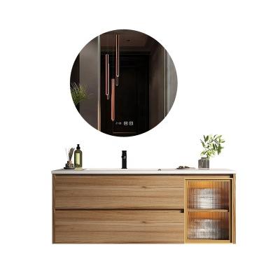 China Modern European Bathroom Mirror Cabinet With Light Used Bathroom Vanity Cabinets Bathroom Sink Cabinet Vanity for sale