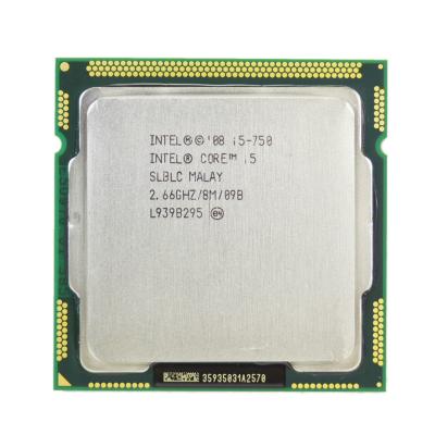 China Desktop for Intel i5 750 Quad Core Processor 2.66GHz 8MB Cache LGA1156 Desktop Cache I5-750 CPU for sale