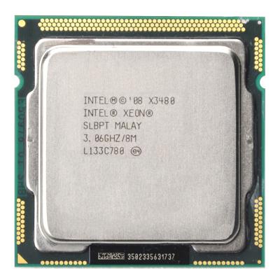 China Desktop For Intel Xeon X3480 Quad Core Processor 8M Cache 3.06 GHz SLBPT LGA1156 SLBPT CPU for sale