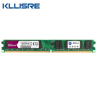 China NEW Kllisre DDR2 2GB Ram 800Mhz 667Mhz Work Desktop All Compatible INTEL AMD Mobo Memory for sale