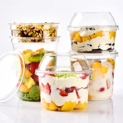 China Disposable pp plastic products PET fruit cup plastic forming take away ice cream box cups making machine for sale