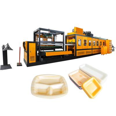 China food & Beverage Shops Polystyrene Thermoforming Machine For Disposable PS Foam Food Container Lunch Box Making Machine for sale