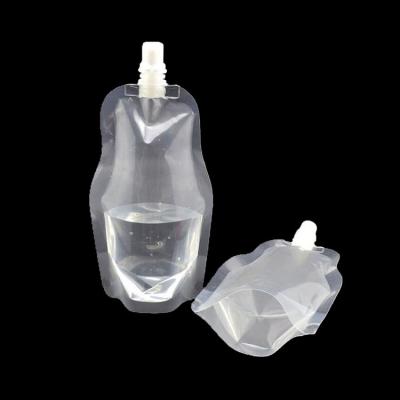 China Water Proof Recyclable Plastic Clear Liquid Packaging Spout Recyclable Packaging Eco Friendly Pouch for sale