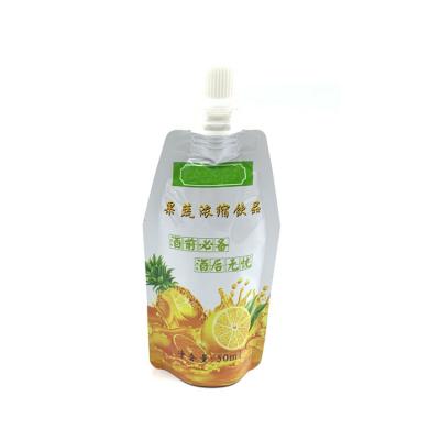 China Recyclable special food packaging plastic bag shape spouch pouch baby food pouch stand up spout bag for sale