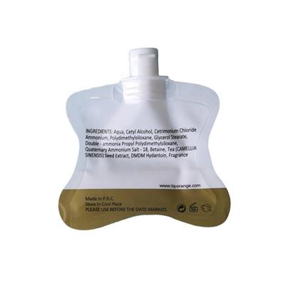 China Recyclable Custom Waterproof Mini Packing Spout Bag Liquid Pouch For Cosmetic for sale