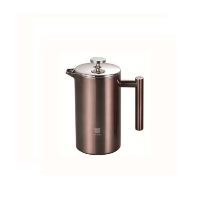 China Viable High Quality Modern Coffee Maker 12 Cup Metal Stainless Steel French Press for sale