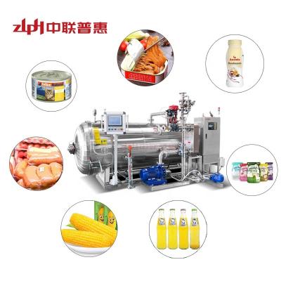 Cina Steam Retort Canned Retort Machine Price Steam Food Autoclave Spam Meat Canned Food Use in vendita