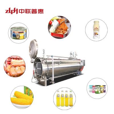 Cina Energy Saving Steam and Air Industrial Canned Food Sterilizer Retort Machine Canning Food Autoclave in vendita