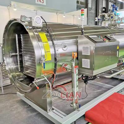 China High temperature autoclave retort machine food sterilization for pouch meat /vegetable food for sale