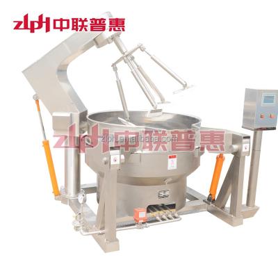 China Jacket kettle for seafood sauce with agitator 500 liter for sale