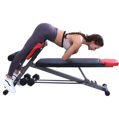 China Modern Home Gym Adjustable Ab Sit Up Bench Drop Bench Flat Bench Strength Training Equipment for sale