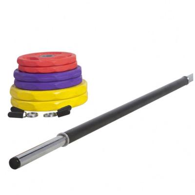 China cheap commercial price 20kg studio 20kg body rack barbell set 136*7*7 for sale