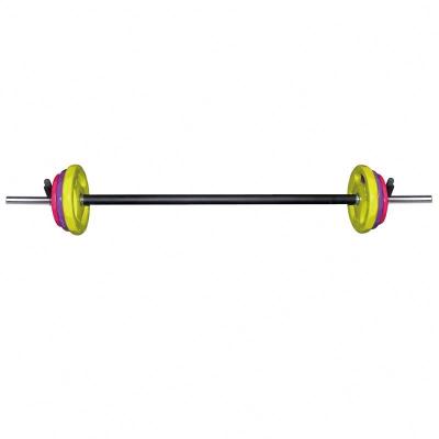 China 110lbs 50kg Plate Dumbbell Steel High Quality Adjustable Barbell Stopper Set for sale