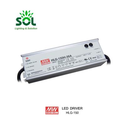 China Meanwell HLG-150H-36 Constant Voltage Current Timer Dimming 150W 36V LED Driver HLG-150H-36 for sale