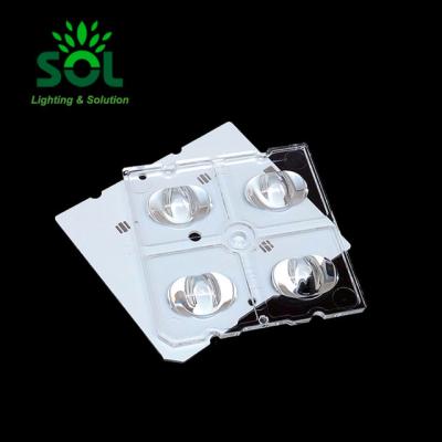 China Street Light 130X70 Degree Optical Lenses Led Module Accessories COB 3535 SMD Led Light Lens for sale