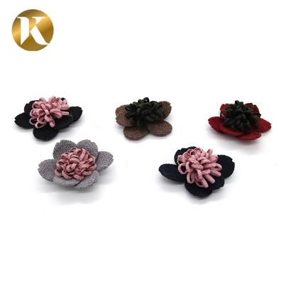 China Delicacy Wenzhou Kml Flower Wholesale Custom Shape Cloth Shoe Buckle Exquisite Special Ornaments for sale