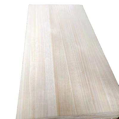 China Anti-water building materials edge glued solid wood panel paulownia board for sale