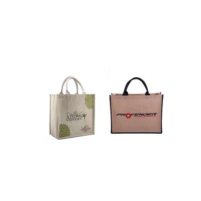 China folding & Customized Handled Logo Gift Environmental Friendly Reusable Tote Bag For Ladies Jute Beach for sale