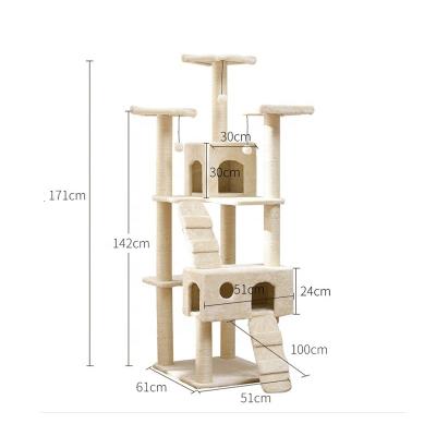 China Sustainable Climbing Entertainment Playground Furniture Frame For Cats And Kittens for sale