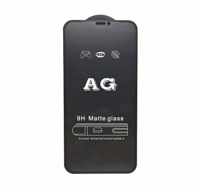 China Cell Phone Factory Supply AG 2.5D 9H Full Coverage Screen Protector Matte Tempered Glass For iPhone 11 Max Pro for sale