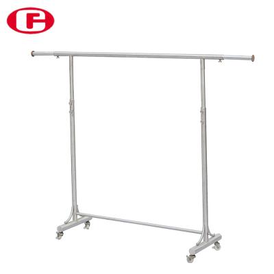 China Customize Garment Clothing Store Display Rotating Wooden Rolling Rack for sale