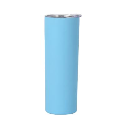 China Disposable Wholesale Double Wall Vacuum Insulated Slim Lean Stainless Steel Tumbler 20oz Tumbler for sale