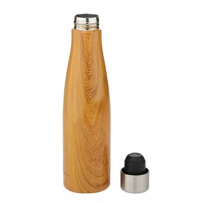 China PORTABLE 500ml Travel Thermos Mug Double-Layer Heat Insulation Stainless Steel Water Coke Bottle for sale