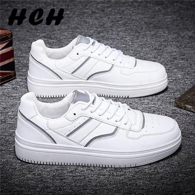 China 2019 EVA Autumn New Low Top Leather stripe for men fashion running sneakers men's sports shoes JD-DY71 for sale