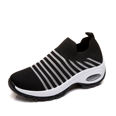 China EVA Latest Fashion Air Cushion Work Sock Casual Sneakers Height Increasing Sport Shoes For Women for sale